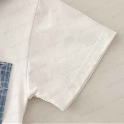Set aus kariertem Plaid - T-Stück und Shorts für Kleinkind-Jungen) - image 6