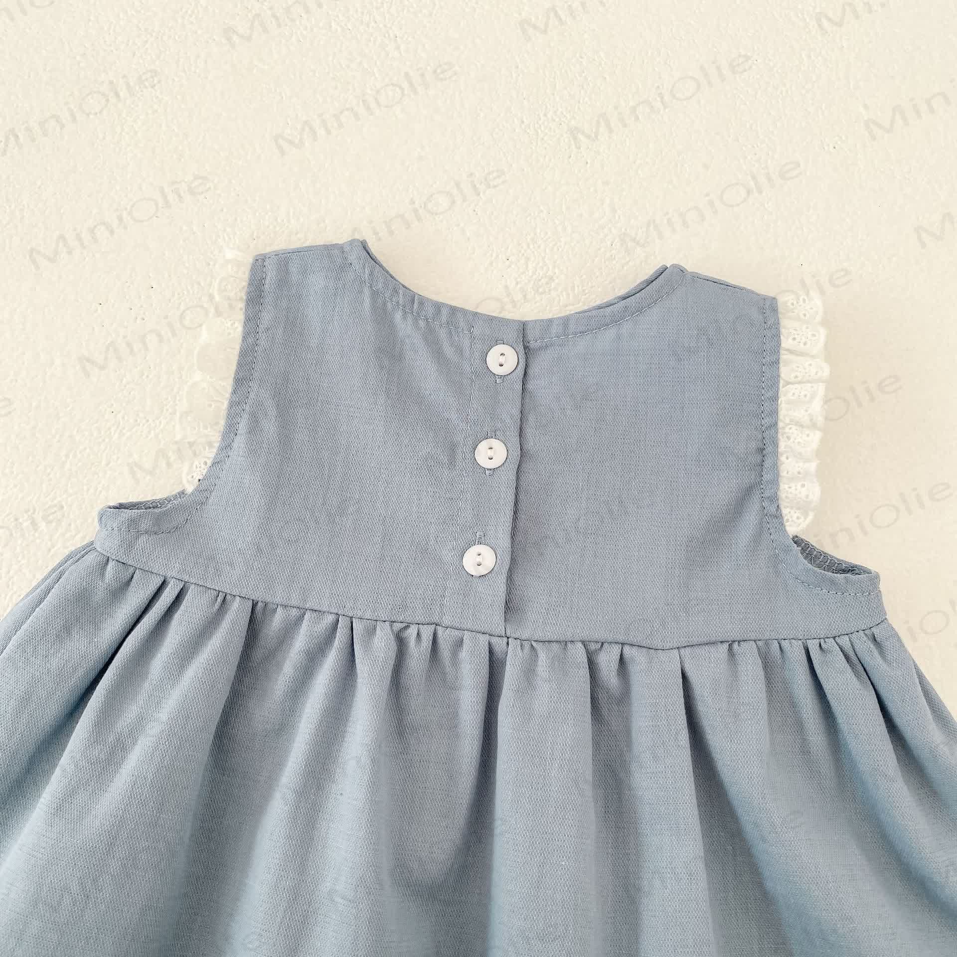 Baby Set aus Blumen Tanktop und Shorts oder Kleid - image 5