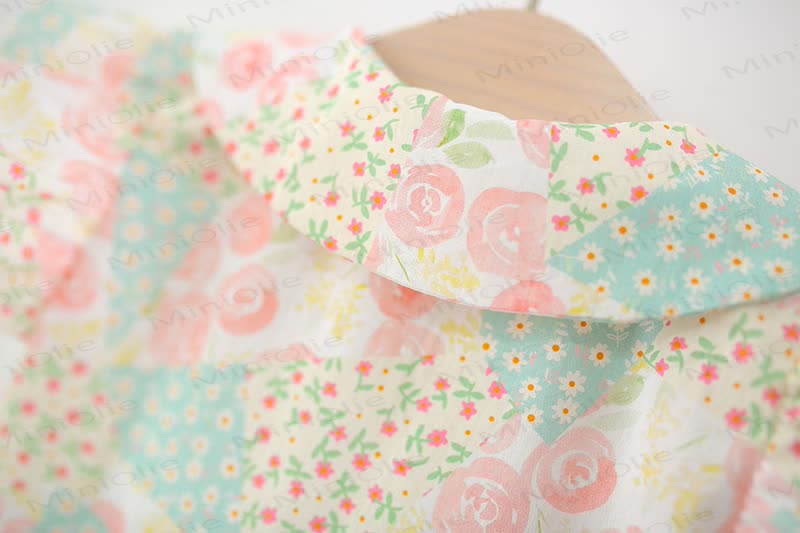 Blumen Kleid mit Blumenmuster für Baby und Mädchen - image 8