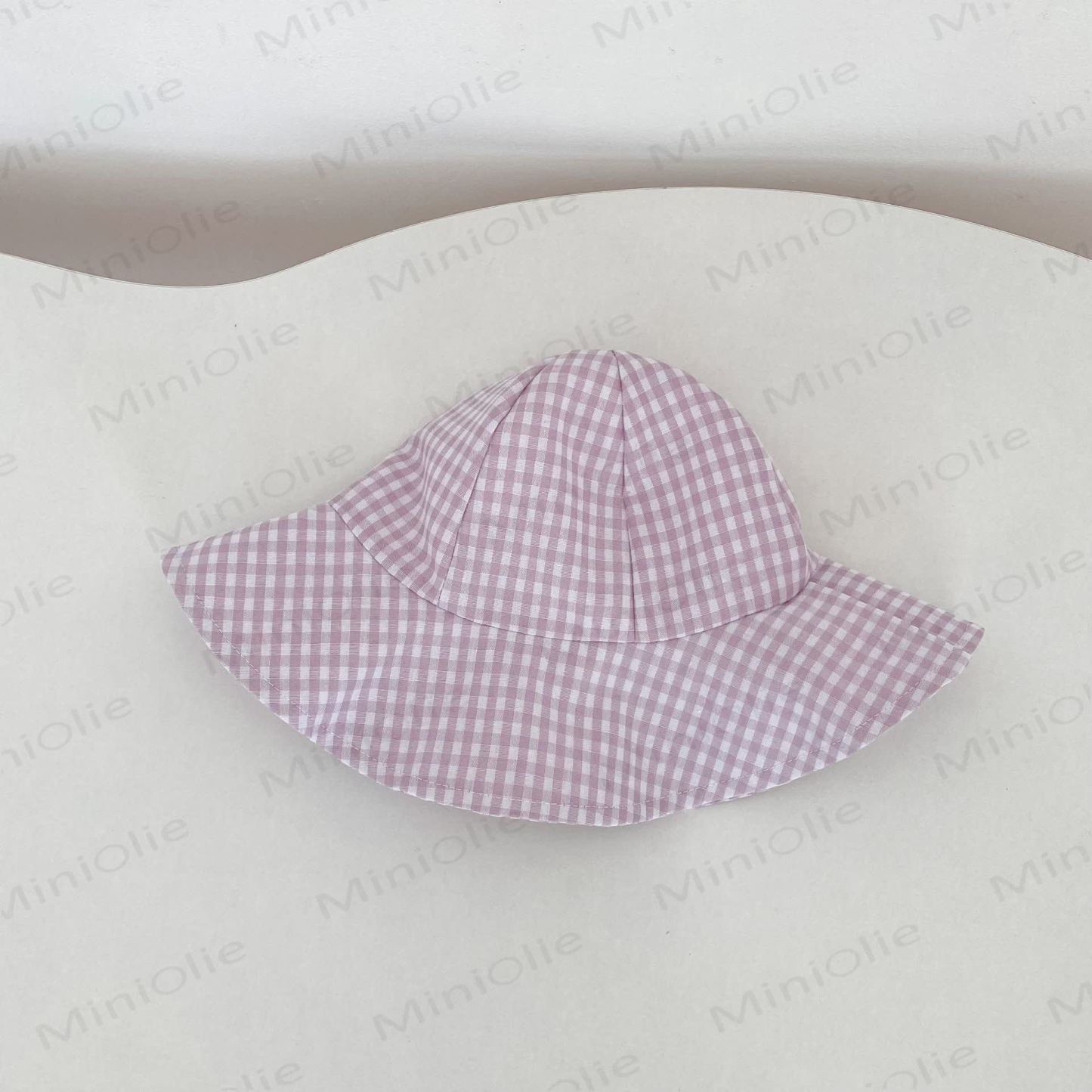Ärmelloses Kleid oder Hut mit Gingham Karo für Baby und Mädchen - image 8