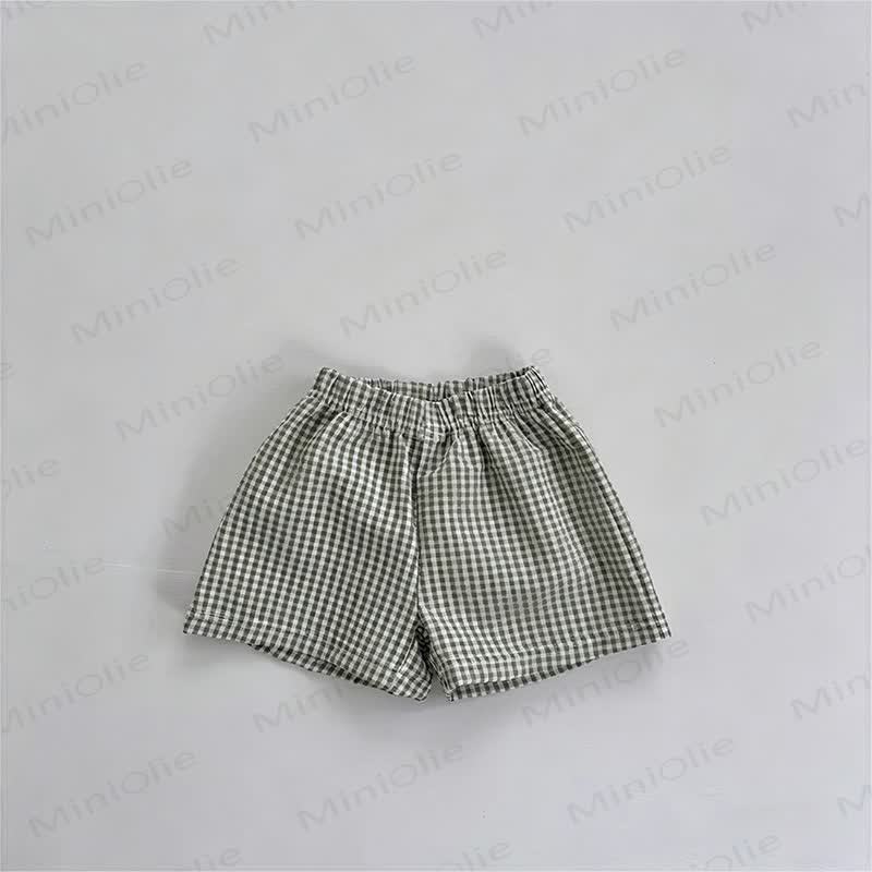 Baby Mädchen Gingham Shorts - Grün - 4-5J - image 2
