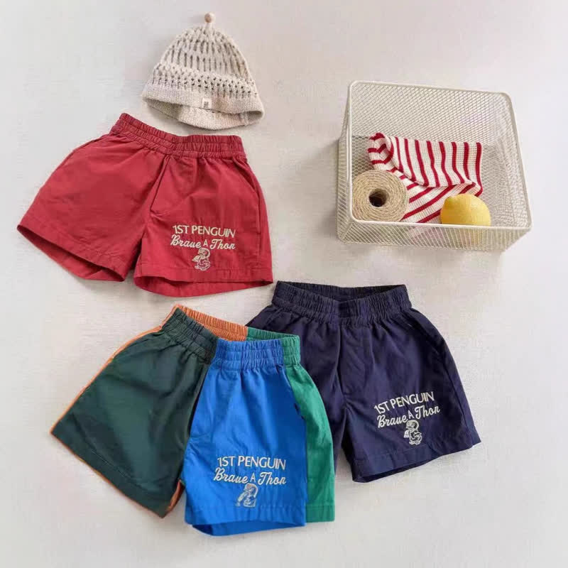 Shorts für Kleinkind-Jungen, farblich abgesetzt) - image 1