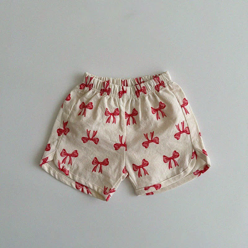 Weiche Shorts für Baby und Kleinkind - Weiße Schleife - 3-4J - image 6