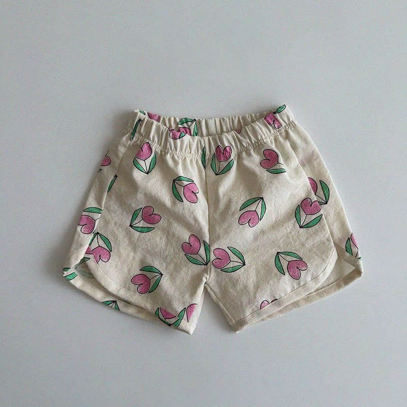 Weiche Shorts für Baby und Kleinkind - Weiße Blume - 3-4J - image 7