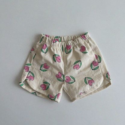 Weiche Shorts für Baby und Kleinkind - Weiße Blume - 3-4J - image 7