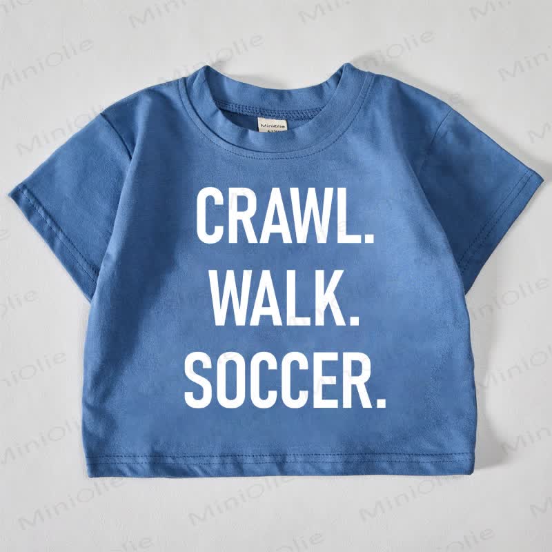 CRAWL. WALK. SOCCER. Blau Baby -Shirt - Blau - 18-24M - image 1