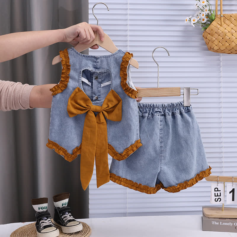 Denim Set für Baby und Kleinkind , ärmellos - image 1