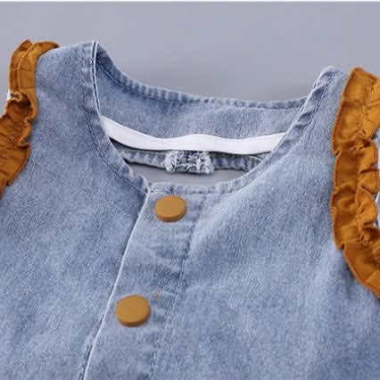 Denim Set für Baby und Kleinkind , ärmellos - image 2