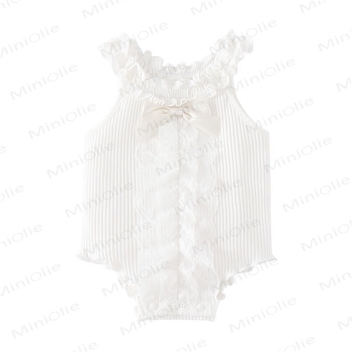 Baby Bodysuit in Einfarbig - Weiß - 9-12M - image 2