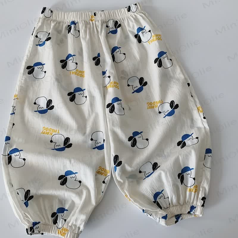 Hose mit Cartoon-Motiv für Kleinkind - Beige Hund - 8-9J - image 3