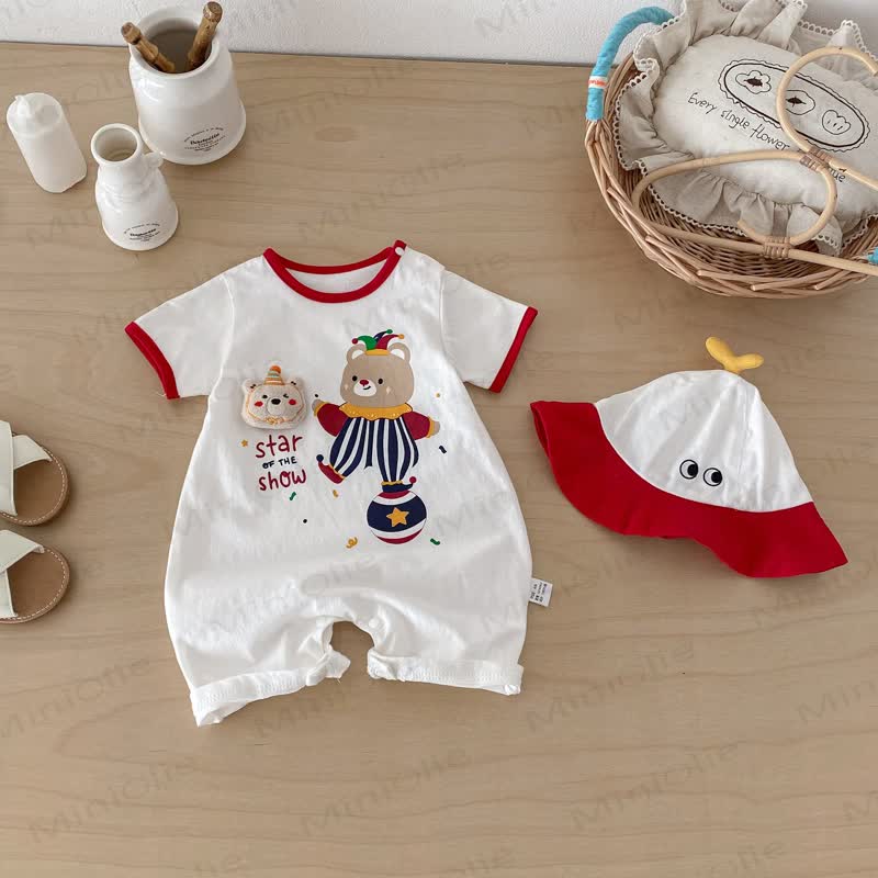 Baby Bär - Strampler mit Hut und passender Mütze - image 1