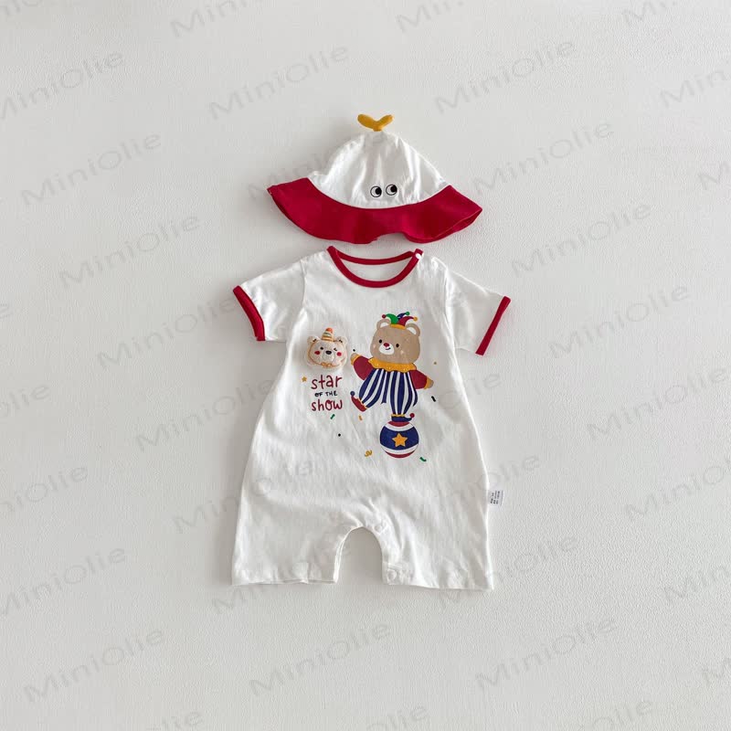Baby Bär - Strampler mit Hut und passender Mütze - Weiß - 18-24M - image 2