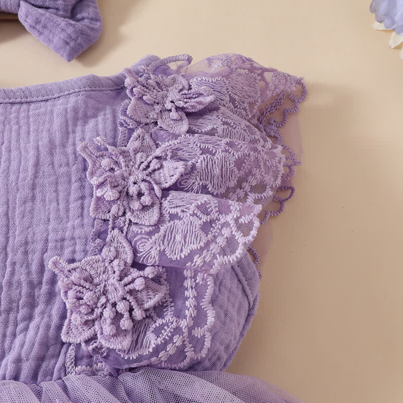 Baby Bodysuit aus Spitze , Lace und Gerippt - image 19