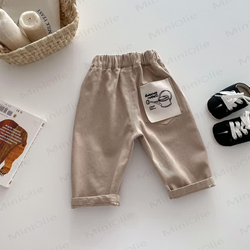 Kleinkind Baumwoll- Hose - Khaki - 4-5J - image 2