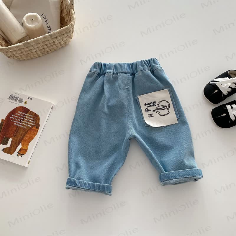 Kleinkind Baumwoll- Hose - Blau - 4-5J - image 3