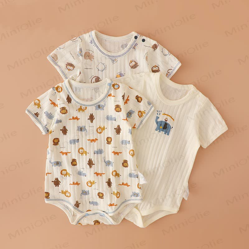 3er-Pack Baby - Bodysuit mit Tier - Weiß (3er-Pack) - 18-24M - image 1