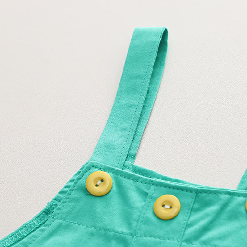 Zweiteiliges Set aus Overalls - Jungen mit Dinosaurier -Print: T-Stück und Shorts - image 8