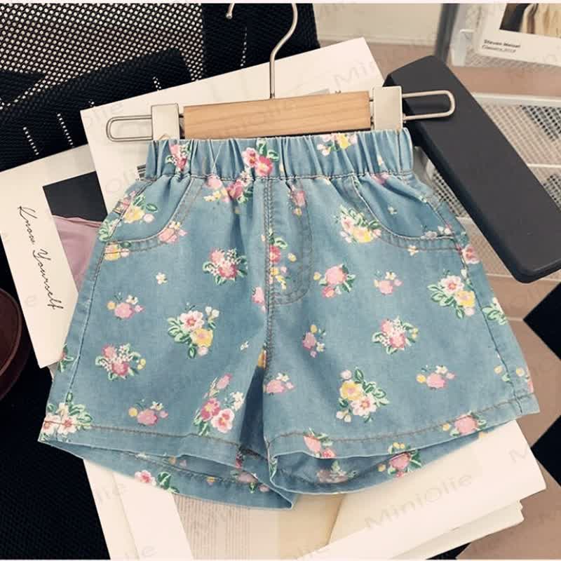 Kleinkind Jeans Set mit Blumen für Denim - image 10