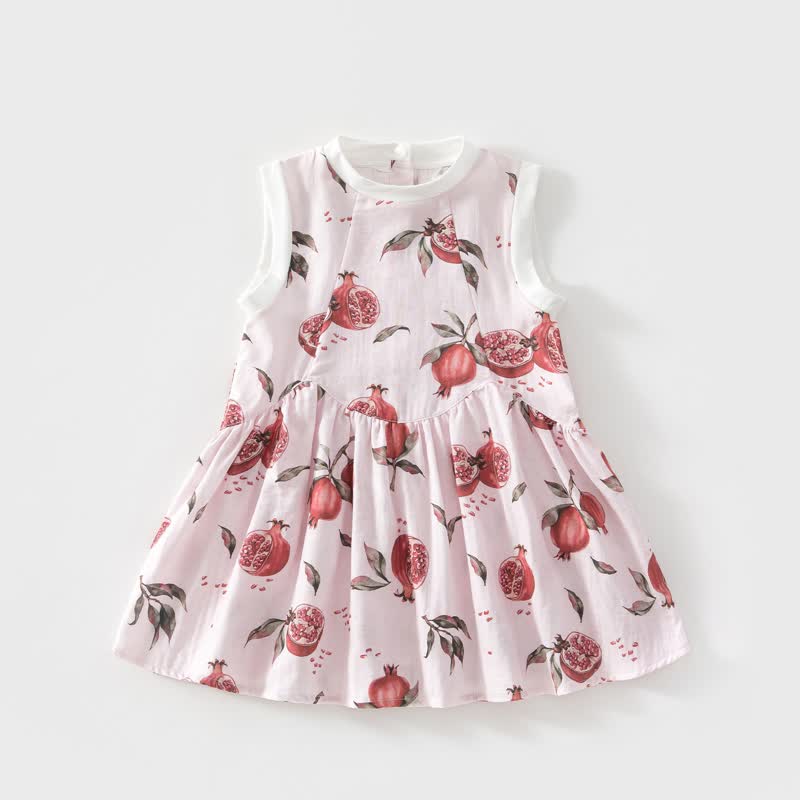 Kleinkind Kleid mit Obst für Baby und Babys - Rosa - 4-5J - image 2