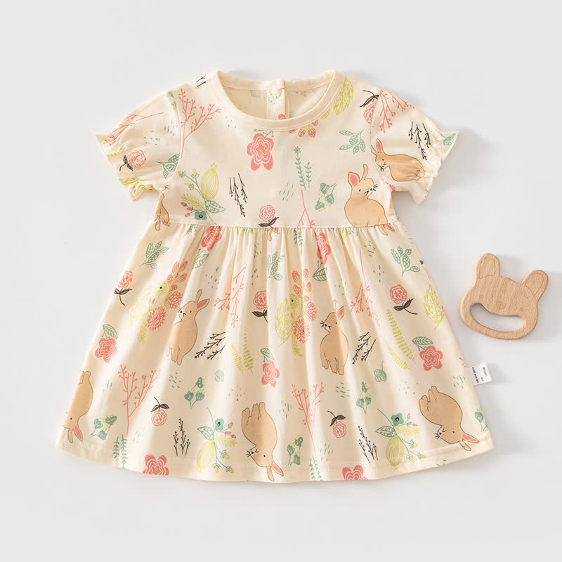 Sommer für Baby und Kleinkinder mit Obst/ Tier , kurzärmelig - Gelb Kaninchen - 4-5J - image 12