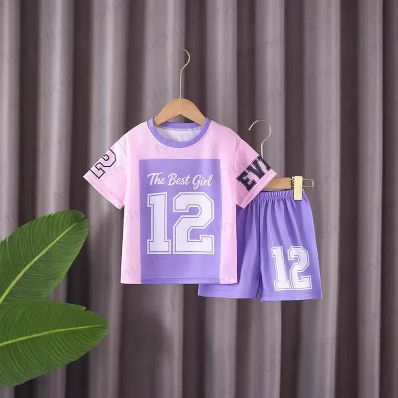 THE BEST GIRL Kleinkind Sport - Set - Lila - 10-11J - image 2