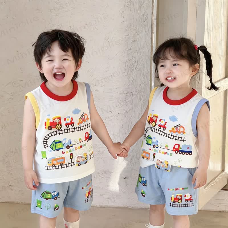 2-teiliges Set aus Tanktop und Shorts für Kleinkind - image 1