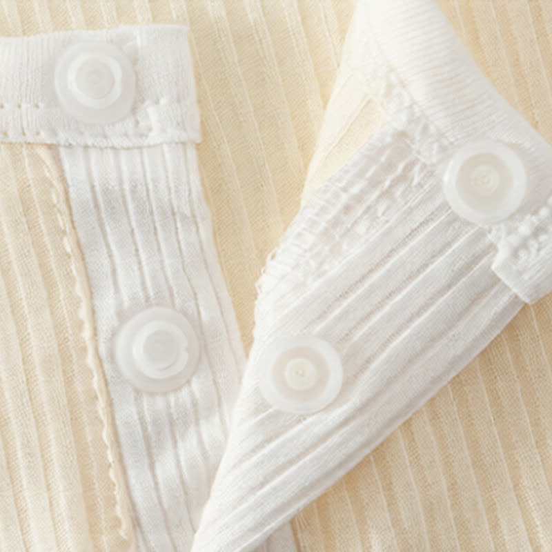 Zweiteiliges Set aus Gerippt Sommer und Shorts für Baby - image 8