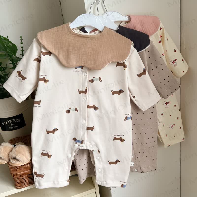 Baby Strampler aus reiner Baumwolle mit Strampler vorne - image 1