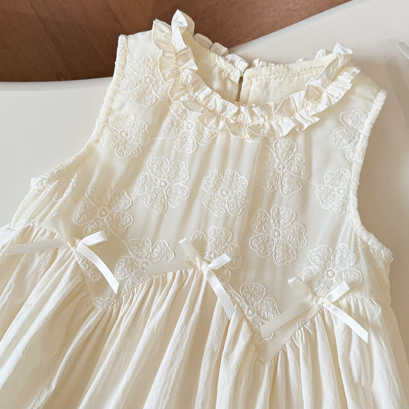 Weißes , Blumen Lace für Kleinkind - image 2