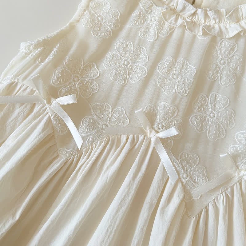 Weißes , Blumen Lace für Kleinkind - image 3