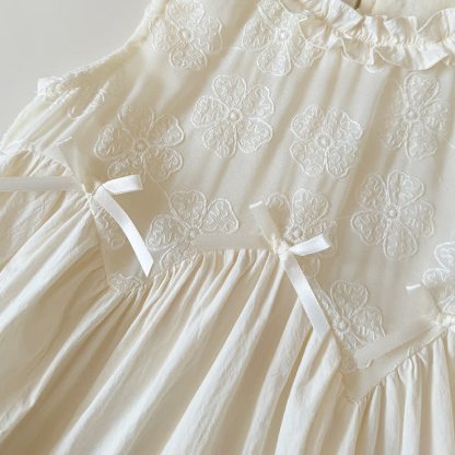 Weißes , Blumen Lace für Kleinkind - image 3