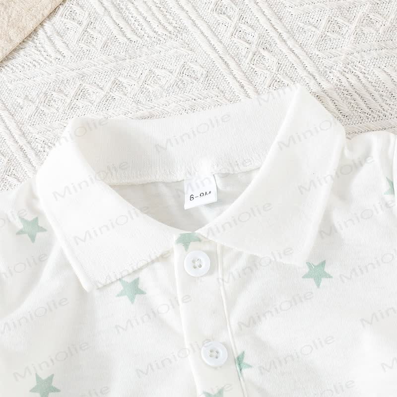 Baby Poloshirt und Shorts , 2-teiliges Set mit Streifen - image 7
