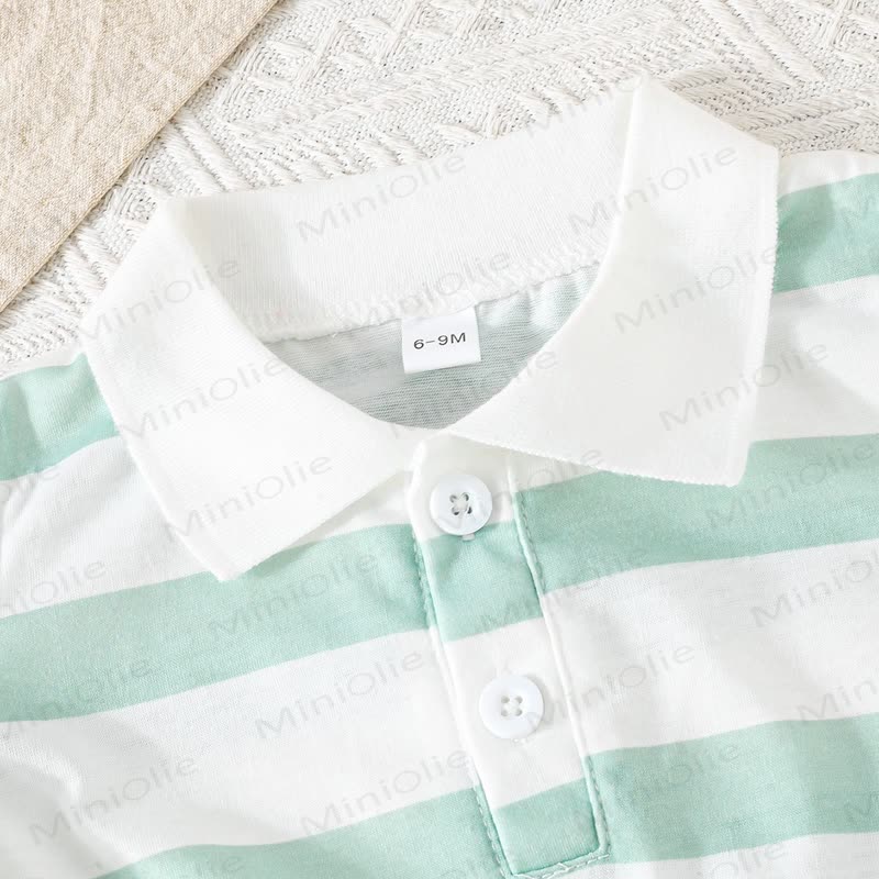 Baby Poloshirt und Shorts , 2-teiliges Set mit Streifen - image 8