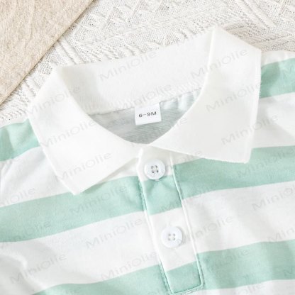Baby Poloshirt und Shorts , 2-teiliges Set mit Streifen - image 8