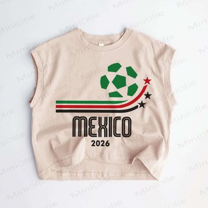 MEXICO 2026 Baby Kleinkind Fußball Tanktop in Khaki - Khaki - 3-5J - image 1