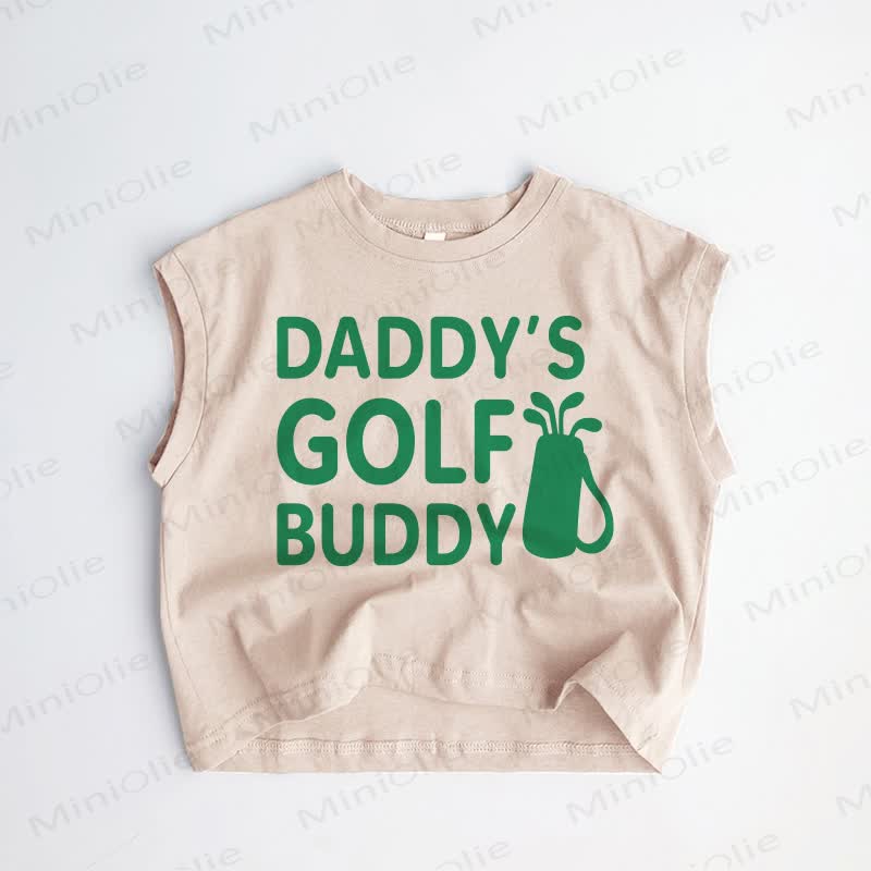 DADDY'S GOLF BUDDY Baby Kleinkind Khaki Tanktop - Khaki - 3-5J - image 1