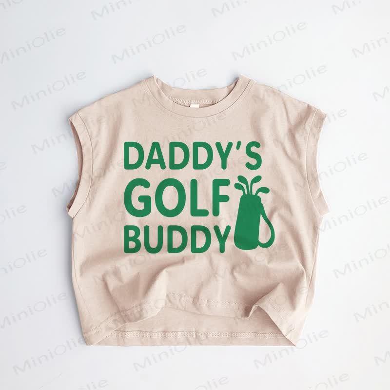 DADDY'S GOLF BUDDY Baby Kleinkind Khaki Tanktop - Khaki - 3-5J - image 1