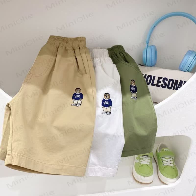 Shorts für Kinder-Jungen mit Gestickt - image 1