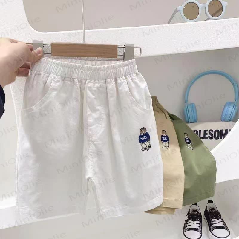 Shorts für Kinder-Jungen mit Gestickt - Weiß - 10-11J - image 4