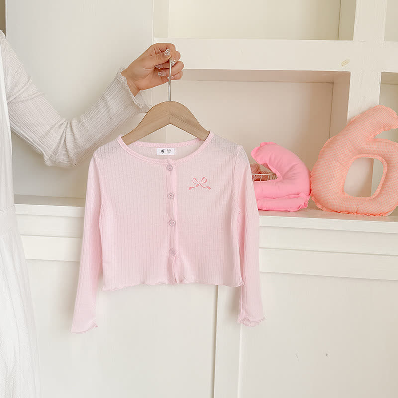 Schleife mit Stricken für Kleinkind - Rosa - 8-9J - image 3