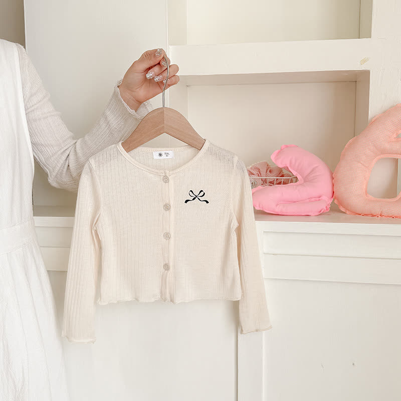 Schleife mit Stricken für Kleinkind - Beige - 8-9J - image 8