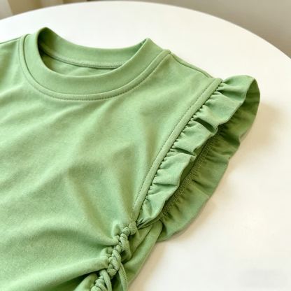 2-teiliges Set für Kleinkind : Blumen Spitze und Shorts - image 8