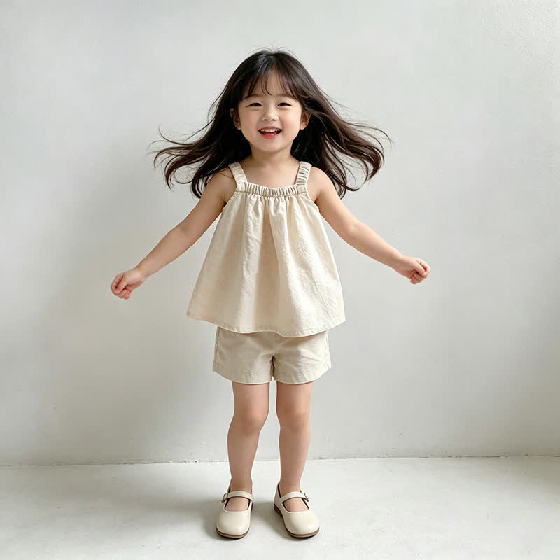 2-teiliges Set für Baby, Mädchen : Trägertop und Shorts - image 8