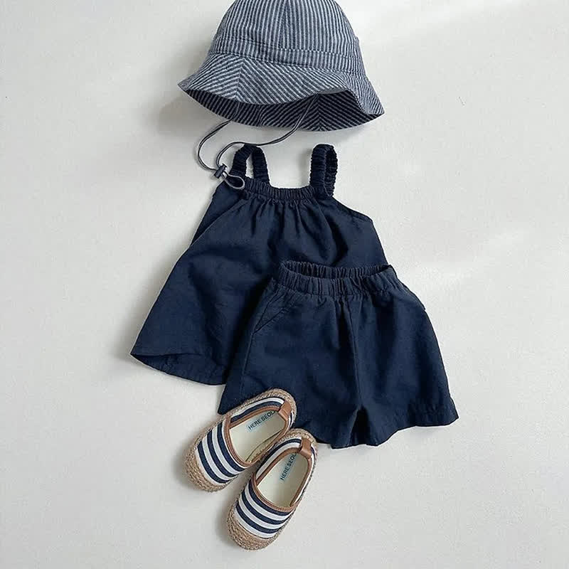 2-teiliges Set für Baby, Mädchen : Trägertop und Shorts - image 7