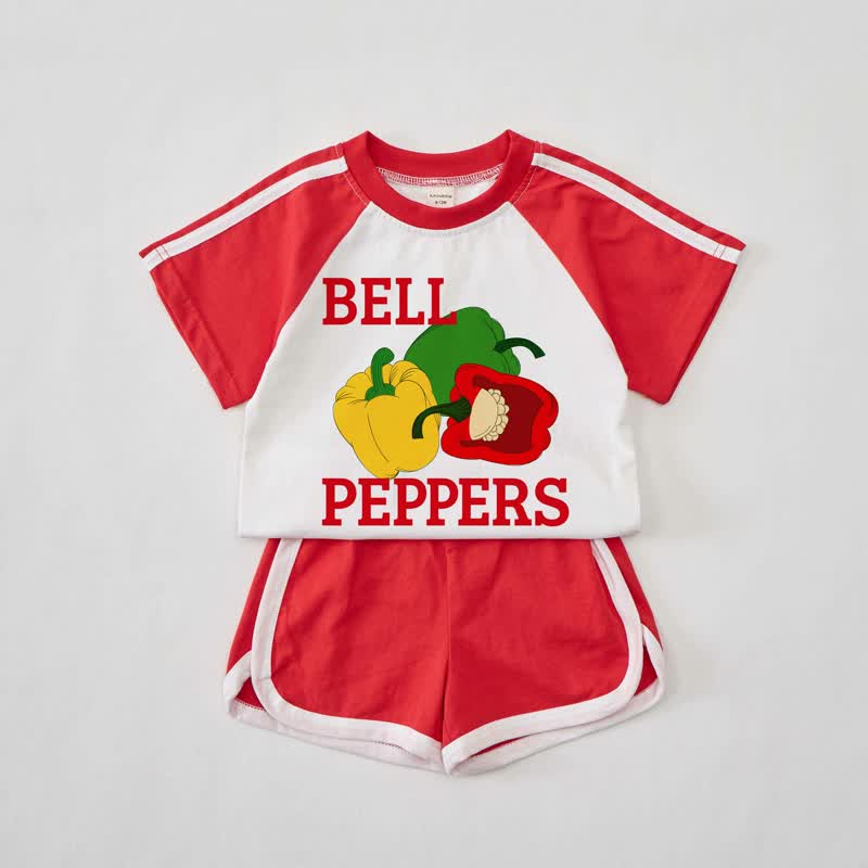 BELL PEPPERS Baby T-Shirt- Set ( rot) - Rot - 2-3J - image 1