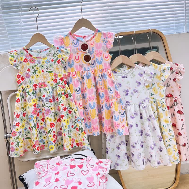 Kleinkind Baby Mädchen - Sommer mit flatternden Ärmeln - image 1