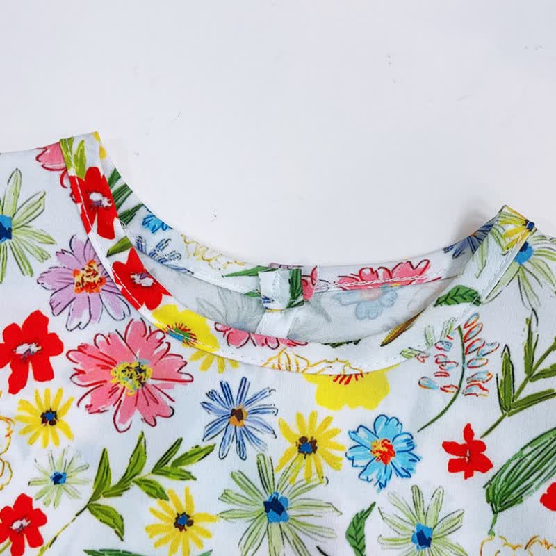 Kleinkind Baby Mädchen - Sommer mit flatternden Ärmeln - image 8