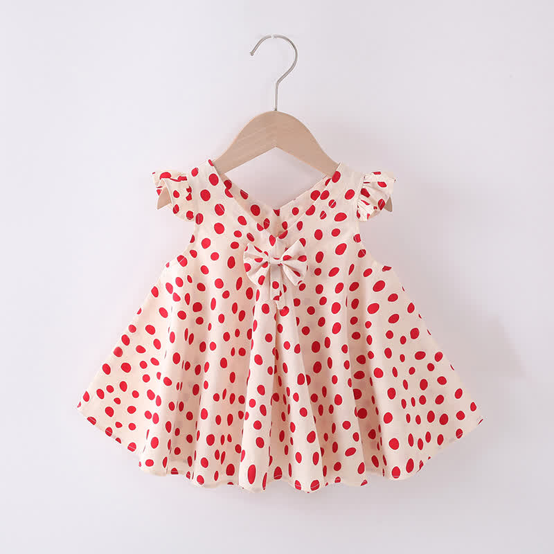 Ärmelloses Kleid mit Blume/ Obst für Baby - Weiße Punkte - 2-3J - image 5