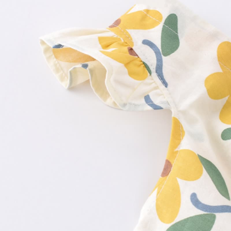 Ärmelloses Kleid mit Blume/ Obst für Baby - image 14
