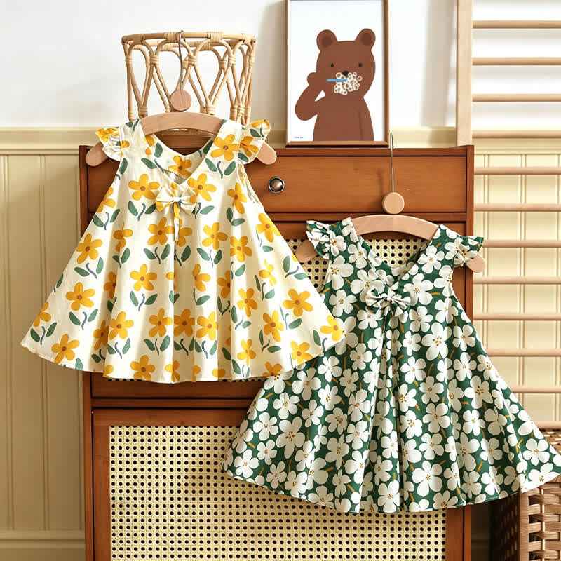 Ärmelloses Kleid mit Blume/ Obst für Baby - image 1